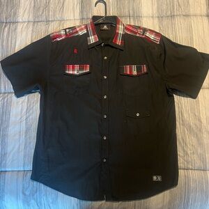 Red Ape is the brand XL Men Casual Button Down Shirt worn once .